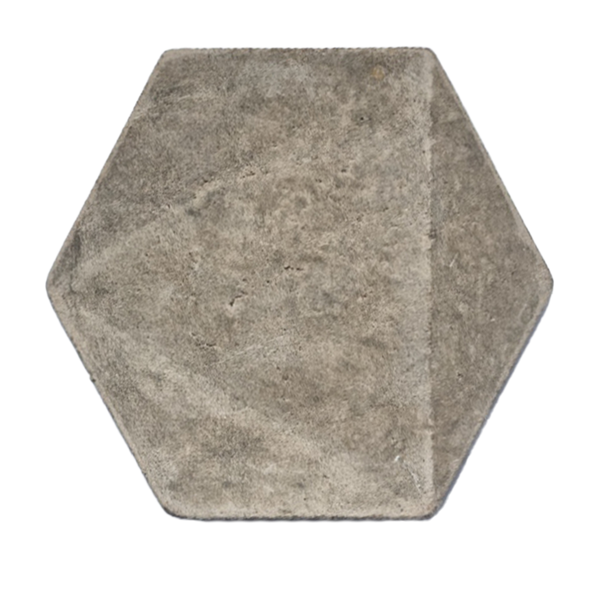 Hexagonal wall tile made from recycled cardboard
